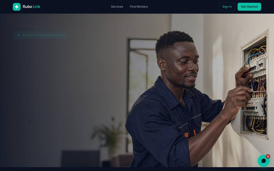 RuboLink website preview